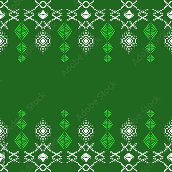 Fototapeta The geometric ethnic pattern of traditional style. Navajo, America Indian patterns. Design for background, wallpaper, clothing, wrapping, Batik, fabric, and prints. Vector illustration.