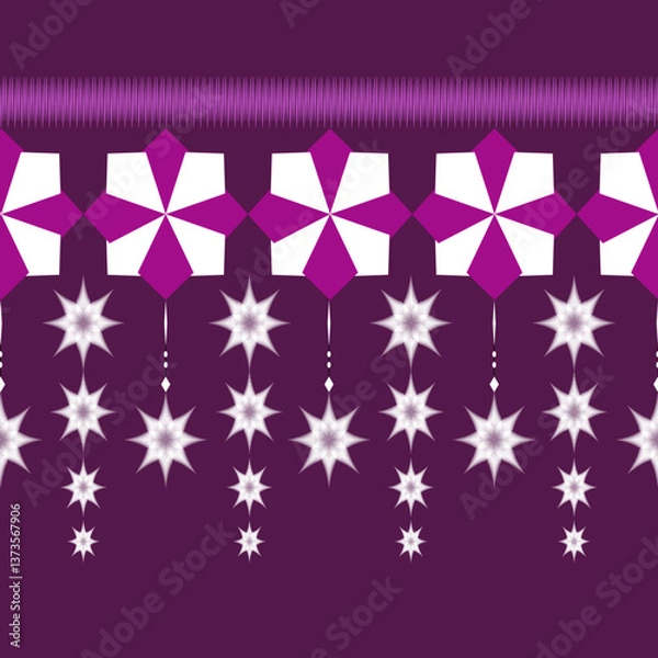 Fototapeta The geometric ethnic pattern of traditional style. Navajo, America Indian patterns. Design for background, wallpaper, clothing, wrapping, Batik, fabric, and prints. Vector illustration.