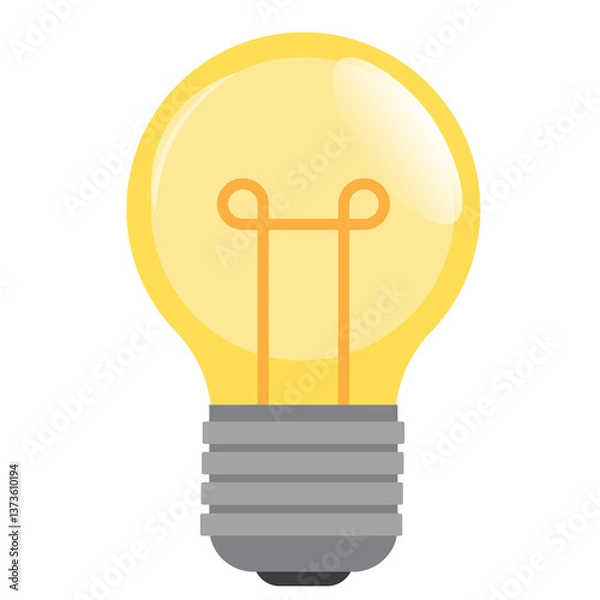 Obraz light bulb icon
