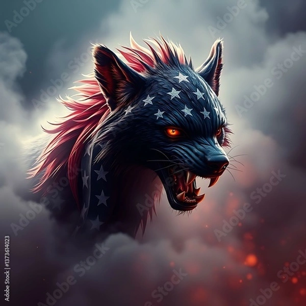 Fototapeta American dog 