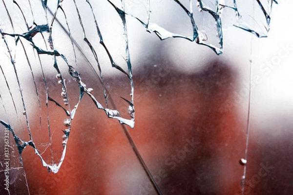 Obraz Shattered Window