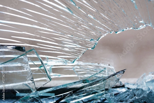 Obraz Shattered Window
