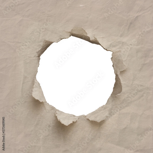 Obraz hole in paper