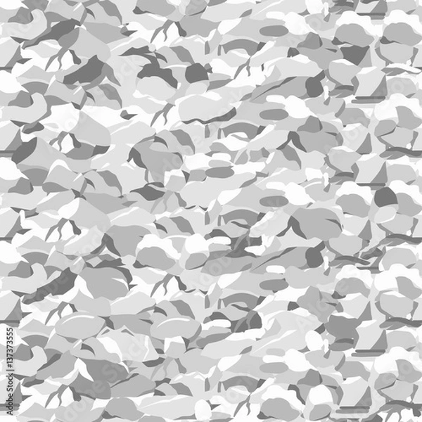 Fototapeta Mountain seamless pattern. A set of cobblestones.