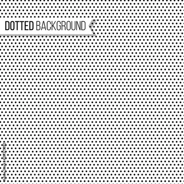 Fototapeta Polka dot seamless pattern. Vector illustration. Texture design for background