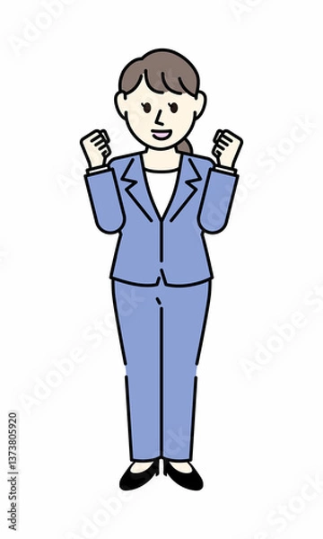 Fototapeta スーツの女性