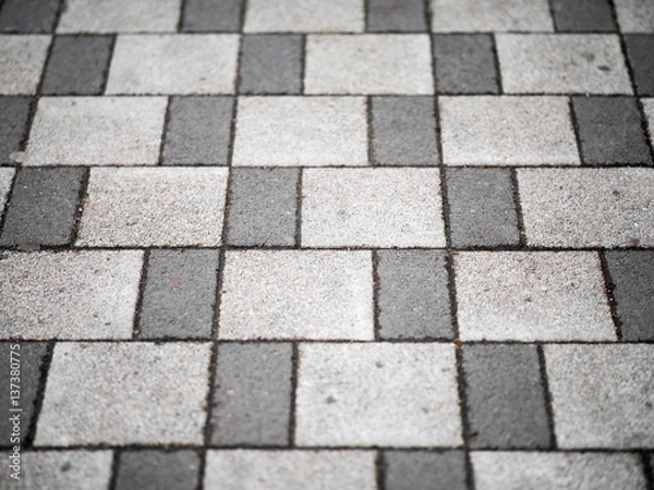 Obraz Cement brick floor background