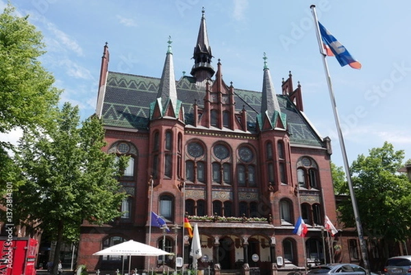 Fototapeta Rathaus in Neumünster