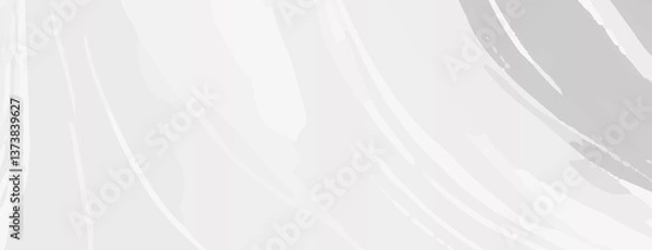 Obraz white Abstract Web Banner Design with Smooth Wave Elements. Modern and Vibrant Abstract Web Background Featuring Flowing light Wave Arts. Clean Line Colorful Abstract Web Banner with white Waves