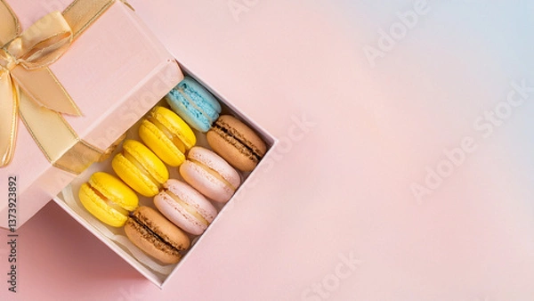 Fototapeta カラフルで素敵なマカロン