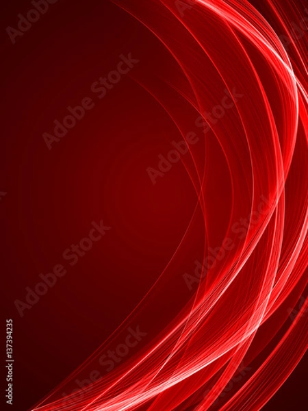 Fototapeta Creative colorful abstract background with light lines