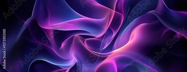 Fototapeta Purple abstract patterns digital.