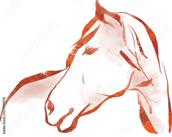 Fototapeta 午年, 年賀状, うま, 2026年, 年賀はがき, 干支, テンプレート, はがき, お正月, 正月, 馬年, 和風, 和柄, 爬虫類, 挿絵, 謹賀新年, 1月, 元旦, 元日, 新年, 冬, 新春, イラスト, ベクター, ペイント, 動物, 模様,日本