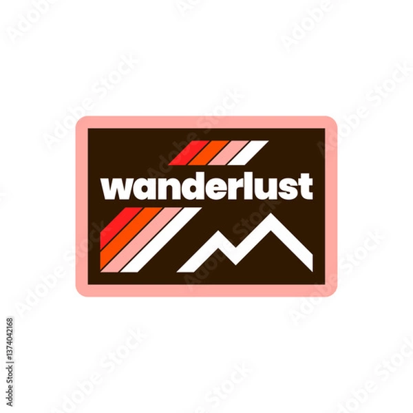 Obraz Retro Outdoor Badge 