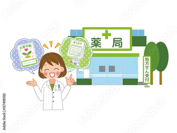 Obraz 薬局と薬剤師さん