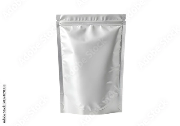Fototapeta Pouch bag isolated on transparent background, mock-up 