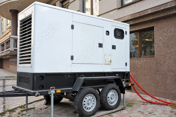 Obraz Mobilny generator elektryczny.