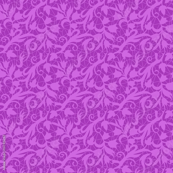 Obraz Floral pattern vector illustration