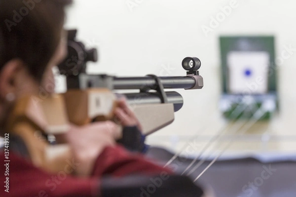 Obraz Strzelanka z wiatrówką