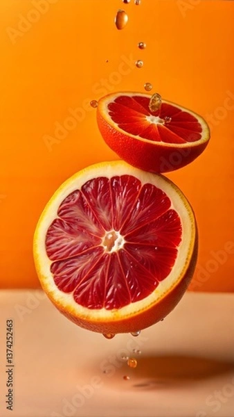 Fototapeta Orange with orange theme