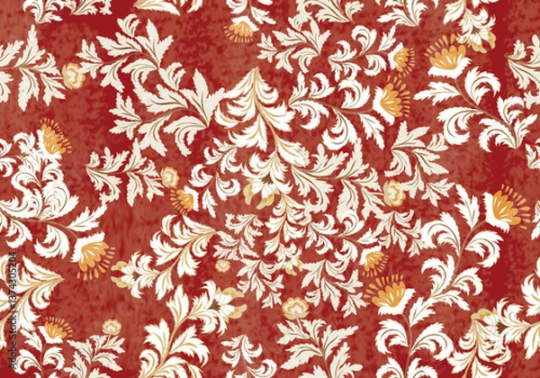 Fototapeta Navajo tribal vector seamless pattern. Native American ornament. Ethnic South Western decor style. Boho geometric ornament. Vector seamless pattern. Mexican blanket, rug. Woven carpet illustration