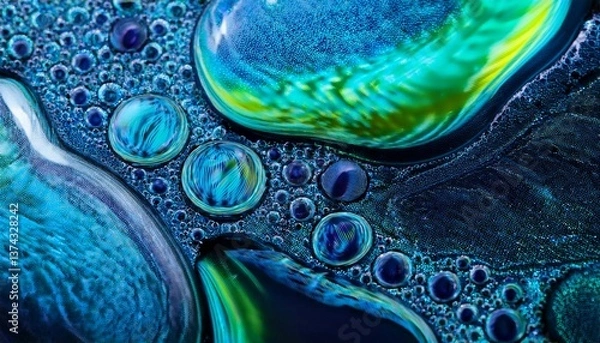 Obraz Iridescent Liquid Flow