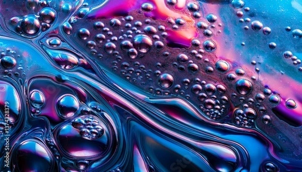 Obraz Iridescent Liquid Flow