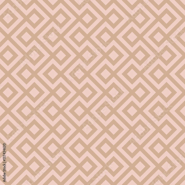 Fototapeta Beige Linear Weaved Seamless Pattern.