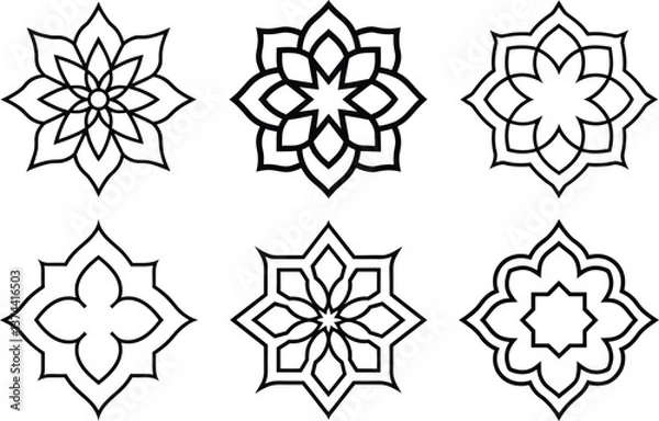 Obraz Islamic mandala design,