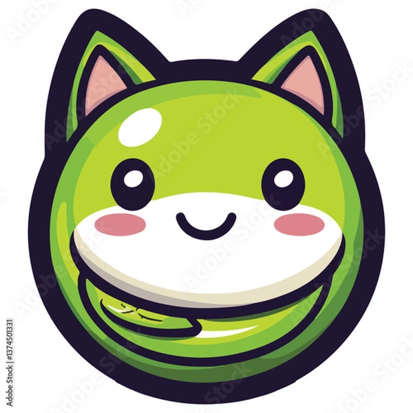 Fototapeta Half Cut Avocado vector icon. fresh Avocado fruit vector. avocado fruit vector. split avocado