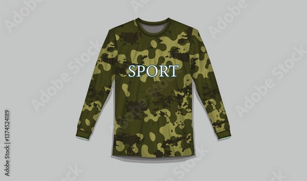 Obraz Army-Themed Digital Camouflage Jerseys