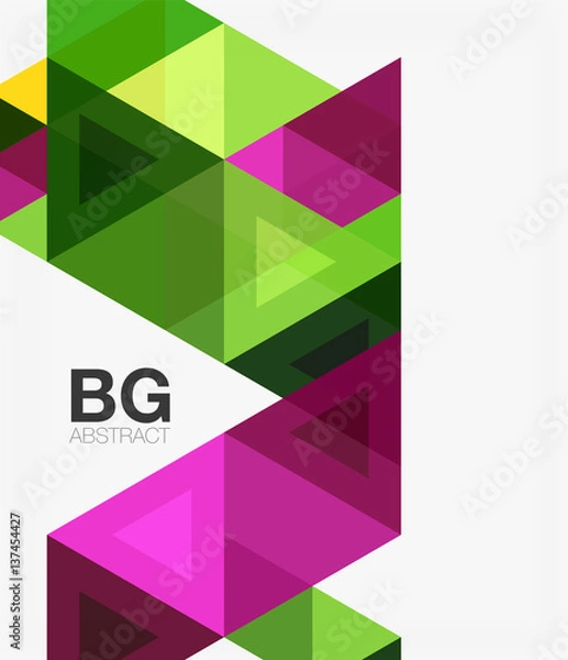 Fototapeta Modern geometry background