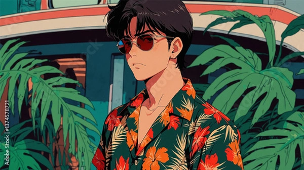 Obraz Neon Aloha Warrior

