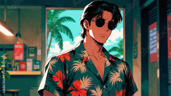 Obraz 90s Anime Firecracker

