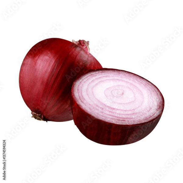 Obraz Fresh onions, onion pictures, onion products, healthy onions, onion advertisement, high quality onion slices.