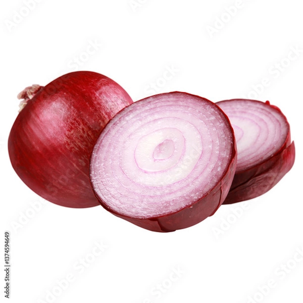 Obraz Fresh onions, onion pictures, onion products, healthy onions, onion advertisement, high quality onion slices.