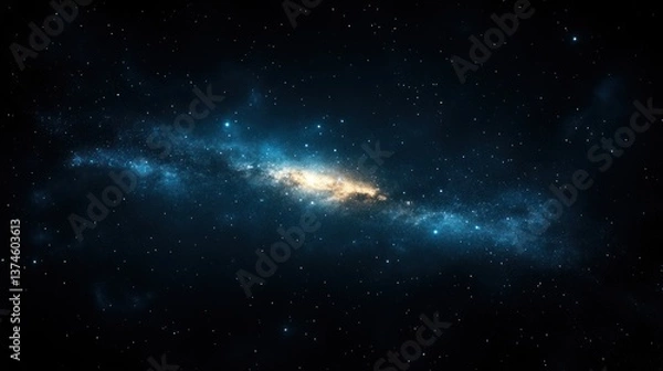 Fototapeta Cosmic Nebula: Celestial Dance of Light and Stardust