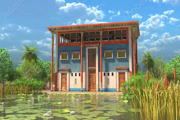 Obraz At Home in Ancient Egypt