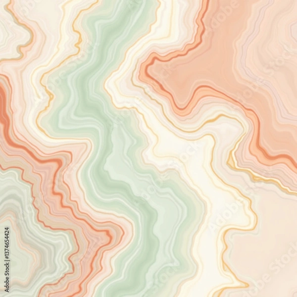 Fototapeta Soft Pastel Onyx Marble Texture – Abstract Natural Mineral Background