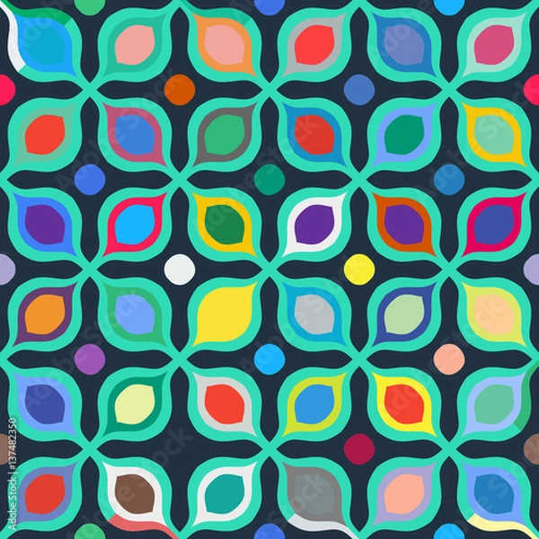 Obraz Abstract geometric seamless pattern