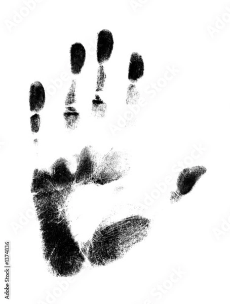 Fototapeta hand print