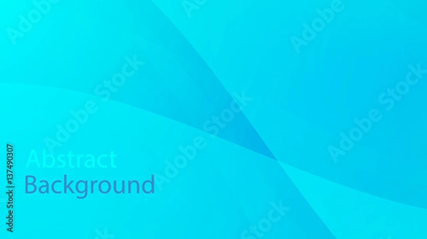 Obraz Blue color background abstract art vector 