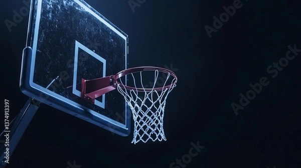 Obraz Dynamic Basketball Action