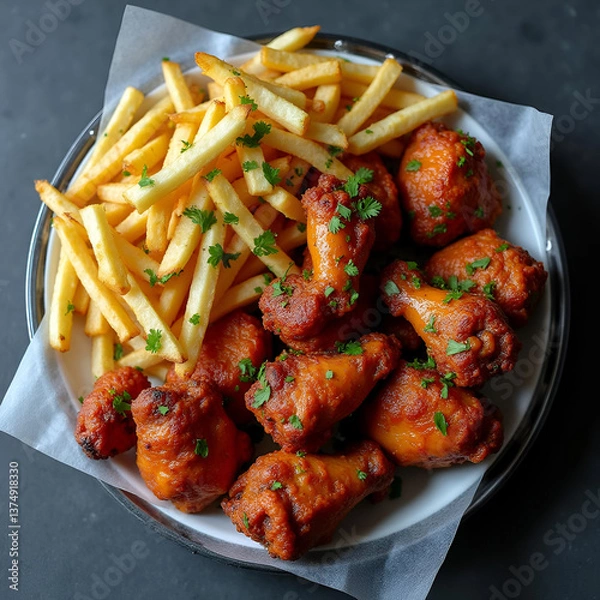 Fototapeta fish and chips