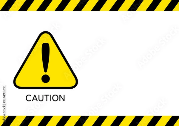 Obraz 注意喚起のマークのフレーム