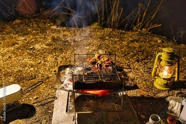 Fototapeta ソロキャンプ