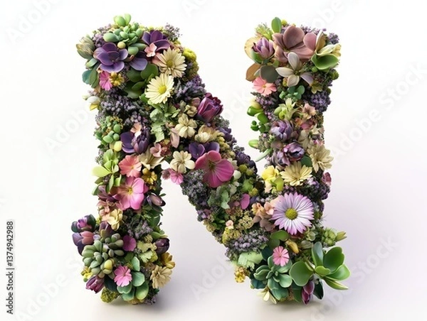 Fototapeta Interesting alphabet series graphics