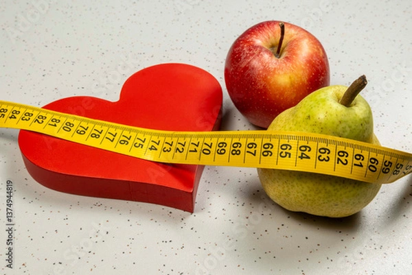 Obraz weight loss and heart and improvement in the patient's cardiovascular quality