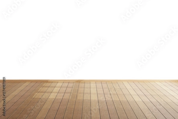 Obraz Empty living room on transparent background- 3D rendering