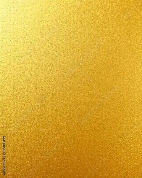 Fototapeta Luxury Gold Foil Texture with Fine Metallic Grain and Reflective Sheen